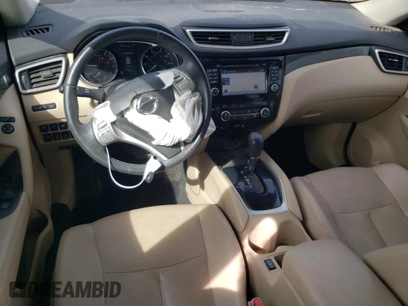 2016 Nissan Rogue SL with VIN 5N1AT2MV2GC751828, listed as a Copart auction lot 49998355 with 125,789 mi miles and Salvage Title. Bid and sale history available at DreamBid. Image 8.