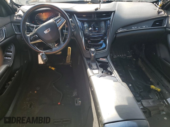 2017 Cadillac CTS with VIN NCS107247, listed as a Copart auction lot 61924574 with 65,055 mi miles and Salvage Title. Bid and sale history available at DreamBid. Image 8.
