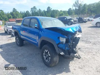 2018 Toyota Tacoma SR with VIN 5TFCZ5AN4JX131497, listed as a IAAI auction lot 42556505 with 92,444 mi miles and . Bid and sale history available at DreamBid. Image 1.