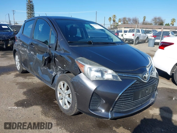 2015 Toyota Yaris L with VIN VNKKTUD34FA022251, listed as a IAAI auction lot 41435973 with 57,044 mi miles. Bid and sale history available at carsss.com. Image 1.