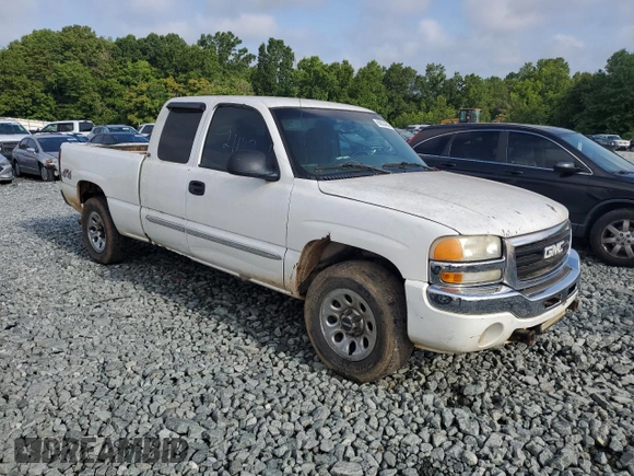 2005 GMC Sierra 1500 Work Truck z VIN 2GTEK19V051320466, wystawiony jako Copart lot #60534645 z przebiegiem 155 872 mil mil oraz Czysty tytuł • Clean title. Historia ofert i sprzedaży dostępna na DreamBid. Obrazek 4.