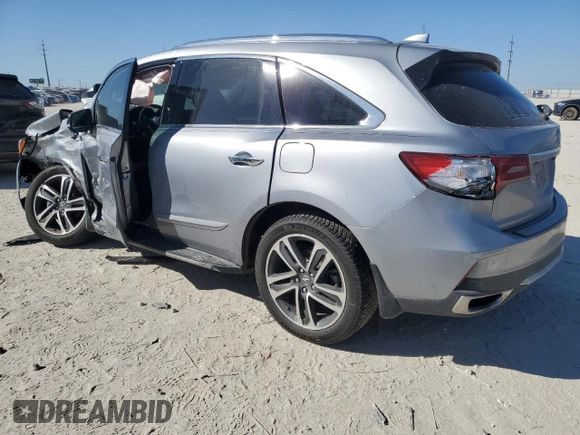 2017 Acura MDX w/Advance Pkg with VIN 5FRYD4H83HB002409, listed as a Copart auction lot 46535175 with 60,819 mi miles and Salvage Title. Bid and sale history available at carsss.com. Image 2.