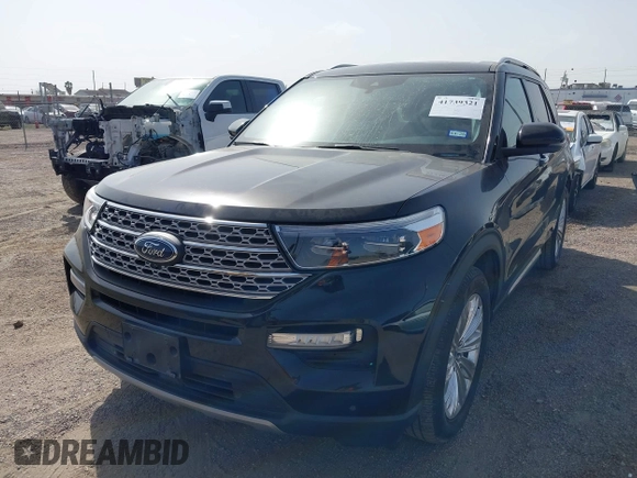 2022 Ford Explorer Limited with VIN 1FMSK7FH0NGA67149, listed as a IAAI auction lot 41739321 with 25,524 mi miles. Bid and sale history available at carsss.com. Image 21.