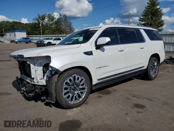 2023 GMC Yukon XL Denali Ultimate with VIN 1GKS2KKL4PR133859, listed as a Copart auction lot 69784714 with 50,690 mi miles and Salvage Title. Bid and sale history available at carsss.com. Image 1.