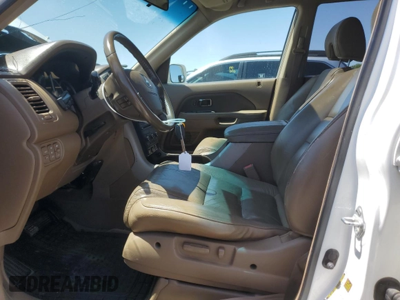 2008 Honda Pilot EX-L with VIN 5FNYF28758B010728, listed as a Copart auction lot 54992515 with 144,963 mi miles and Salvage Title. Bid and sale history available at DreamBid. Image 7.