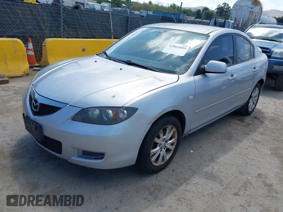 2007 Mazda Mazda3 i Sport with VIN JM1BK12F171642743, listed as a IAAI auction lot 42063089 with 228,001 mi miles. Bid and sale history available at carsss.com. Image 2.