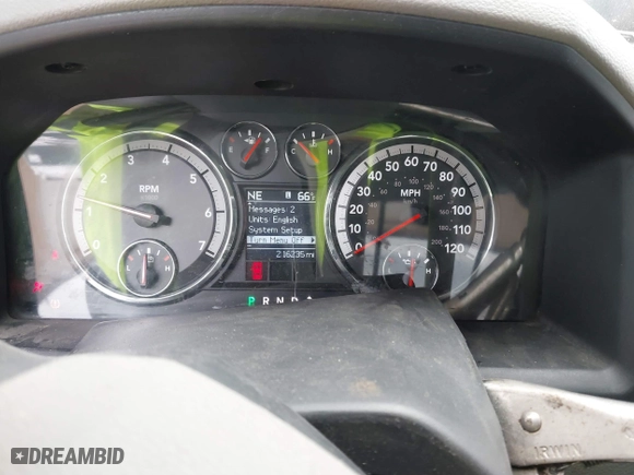 2011 Ram 1500 SLT with VIN 1D7RV1GP6BS535610, listed as a IAAI auction lot 41846400 with 216,235 mi miles. Bid and sale history available at carsss.com. Image 7.
