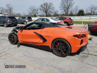 2021 Chevrolet Corvette 2LT with VIN 1G1YB3D45M5108742, listed as a Copart auction lot 51449085 with 21,105 mi miles and Salvage Title. Bid and sale history available at carsss.com. Image 2.