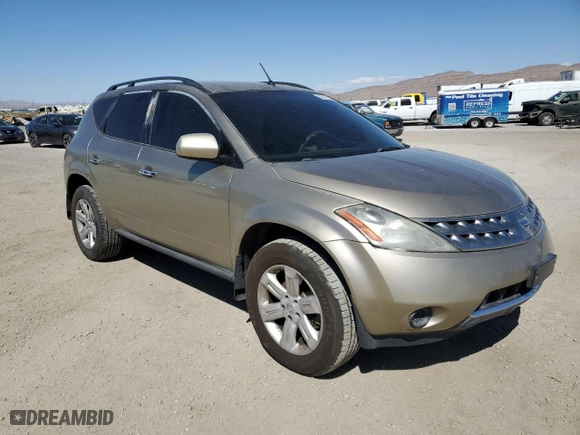 2007 Nissan Murano S with VIN JN8AZ08WX7W600507, listed as a Copart auction lot 68063354 with 155,922 mi miles and Salvage Title. Bid and sale history available at carsss.com. Image 4.