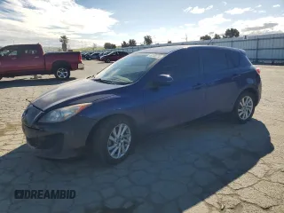 2013 Mazda 3 i Touring with VIN JM1BL1L81D1711486, listed as a Copart auction lot 48133775 with 179,398 mi miles and Salvage Title. Bid and sale history available at carsss.com. Image 1.