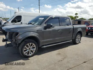 2018 Ford F-150 XL with VIN 1FTEW1C50JKF19590, listed as a Copart auction lot 61904845 with 41,038 mi miles and Salvage title. Bid and sale history available at DreamBid. Image 1.