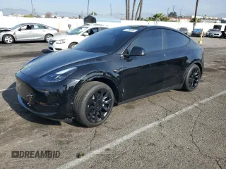 2024 Tesla Model Y Long Range with VIN 7SAYGDEE5RF060707, listed as a Copart auction lot 87288784 with Not provided miles and Salvage title. Bid and sale history available at DreamBid. Image 1.