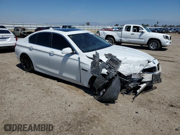 2011 BMW 5 Series 528i with VIN WBAFR1C53BC672405, listed as a Copart auction lot 51293244 with Not Provided miles and Salvage Title. Bid and sale history available at carsss.com. Image 4.