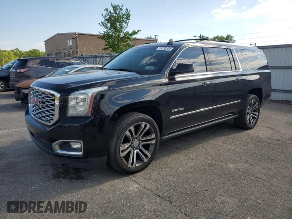 2019 GMC Yukon XL Denali with VIN 1GKS2HKJ5KR114327, listed as a Copart auction lot 55536375 with 55,390 mi miles and Clean Title. Bid and sale history available at DreamBid. Image 1.