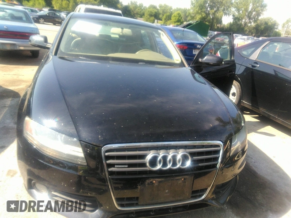 2010 Audi A4 2.0T Premium with VIN WAUBFAFL5AN019451, listed as a IAAI auction lot 36974022 with 126,645 mi miles. Bid and sale history available at carsss.com. Image 6.