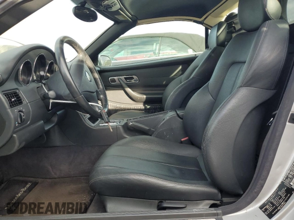 2002 Mercedes-Benz SLK-Class 2.3L Kompressor with VIN WDBKK49F22F269133, listed as a Copart auction lot 74792244 with 53,137 mi miles and Salvage Title. Bid and sale history available at carsss.com. Image 7.