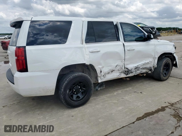 2017 Chevrolet Tahoe Commercial with VIN 1GNLCDEC1HR216307, listed as a Copart auction lot 54065235 with Not provided miles and Salvage title. Bid and sale history available at DreamBid. Image 3.