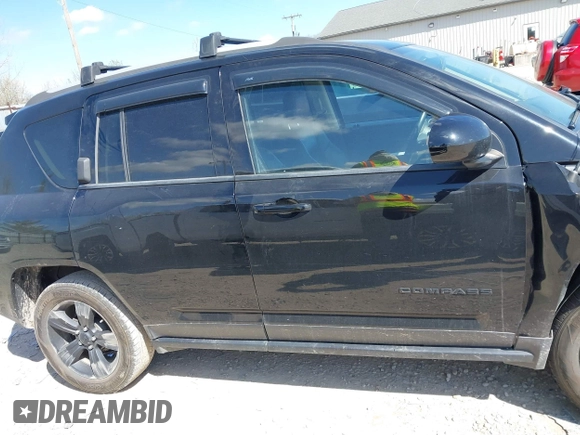 2017 Jeep Compass High Altitude with VIN 1C4NJDEB1HD151132, listed as a IAAI auction lot 41968785 with 164,273 mi miles. Bid and sale history available at carsss.com. Image 13.