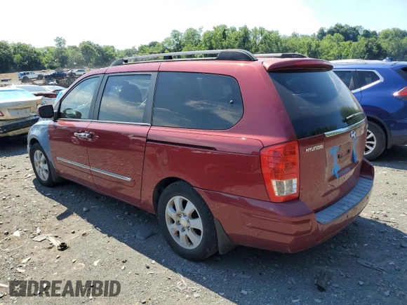 2008 Hyundai Entourage GLS z VIN KNDMC233686048783, wystawiony jako Copart lot #61812894 z przebiegiem 200 566 mil mil oraz Tytuł czysty. Historia ofert i sprzedaży dostępna na DreamBid. Obrazek 2.