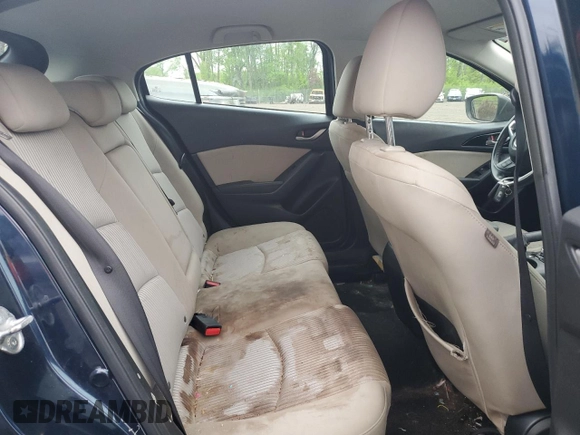2015 Mazda 3 i Touring with VIN 3MZBM1L79FM191092, listed as a Copart auction lot 56698985 with 150,428 mi miles and Clean Title. Bid and sale history available at DreamBid. Image 10.
