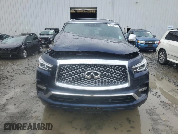 2021 Infiniti QX80 SENSORY with VIN JN8AZ2BC1M9476079, listed as a Copart auction lot 45186345 with 60,368 mi miles and Salvage Title. Bid and sale history available at carsss.com. Image 5.
