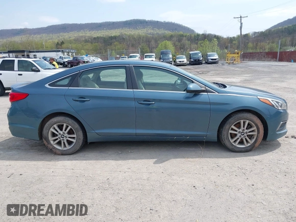 2017 Hyundai Sonata SE with VIN 5NPE24AF9HH452408, listed as a IAAI auction lot 42039484 with 105,004 mi miles. Bid and sale history available at carsss.com. Image 13.