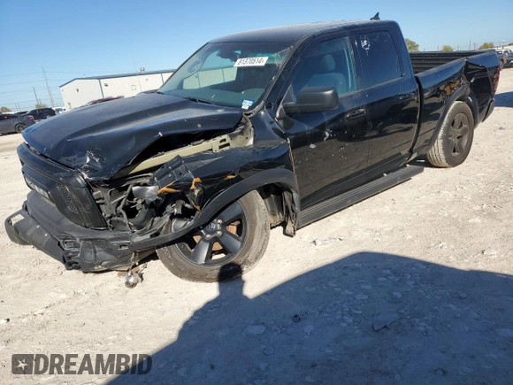 2019 Ram 1500 Classic Warlock with VIN 1C6RR6GG0KS704233, listed as a Copart auction lot 81370514 with 70,136 mi miles and Salvage Title. Bid and sale history available at carsss.com. Image 1.