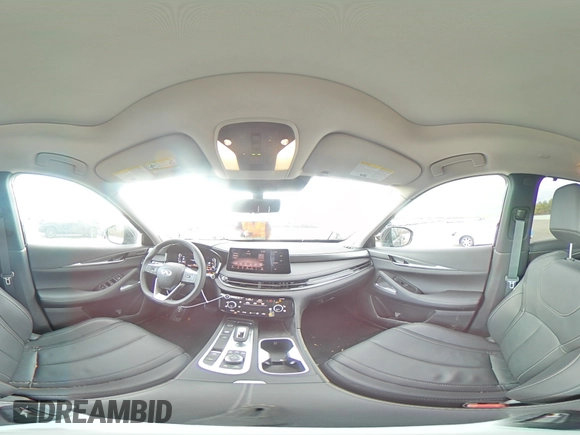 2025 Infiniti QX60 Luxe with VIN 5N1AL1FS4SC331767, listed as a Copart auction lot 82446074 with 457 mi miles and Salvage title. Bid and sale history available at DreamBid. Image 14.