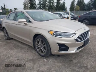 2019 Ford Fusion SEL with VIN 3FA6P0CD8KR256321, listed as a IAAI auction lot 41999502 with 67,500 mi miles. Bid and sale history available at carsss.com. Image 1.