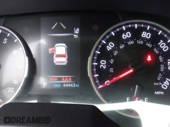 2020 Toyota RAV4 LE with VIN 2T3H1RFVXLW078289, listed as a IAAI auction lot 41863343 with 44,443 mi miles and . Bid and sale history available at DreamBid. Image 7.