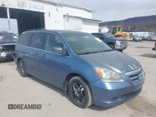 2007 Honda Odyssey EX-L z VIN 5FNRL38757B012352, wystawiony jako IAAI lot #41842128 z przebiegiem 402 542 mil mil oraz . Historia ofert i sprzedaży dostępna na DreamBid. Obrazek 1.