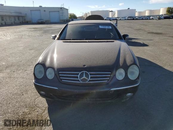2002 Mercedes-Benz CL 500/600 z VIN WDBPJ75J32A023824, wystawiony jako Copart lot #77254134 z przebiegiem 187 807 mil mil oraz Szkoda całkowita • Salvage title. Historia ofert i sprzedaży dostępna na DreamBid. Obrazek 5.
