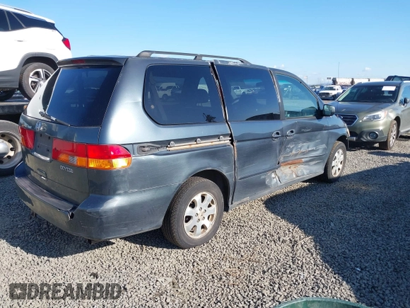2003 Honda Odyssey EX-L with VIN 5FNRL18993B039943, listed as a IAAI auction lot 41742829 with 227,581 mi miles and . Bid and sale history available at DreamBid. Image 4.