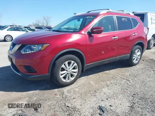 2014 Nissan Rogue SV with VIN 5N1AT2MV7EC829288, listed as a IAAI auction lot 41991872 with 266,094 mi miles. Bid and sale history available at carsss.com. Image 2.