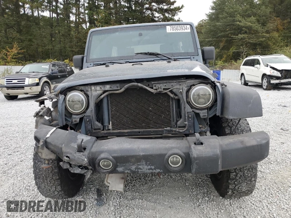 2008 Jeep Wrangler Unlimited X with VIN 1J4GB39138L602949, listed as a Copart auction lot 78503934 with 181,023 mi miles and Salvage Title. Bid and sale history available at DreamBid. Image 5.