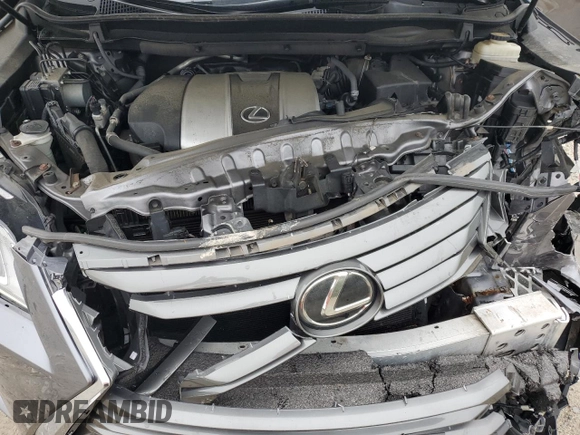 2017 Lexus RX 350 with VIN 2T2BZMCA3HC062628, listed as a Copart auction lot 56939425 with 93,379 mi miles and Salvage title. Bid and sale history available at DreamBid. Image 12.