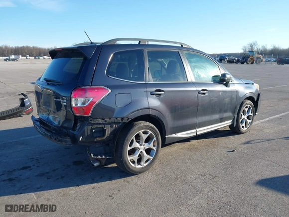 2015 Subaru Forester 2.5i Touring with VIN JF2SJAUC2FH827235, listed as a IAAI auction lot 41692229 with 182,123 mi miles. Bid and sale history available at carsss.com. Image 4.