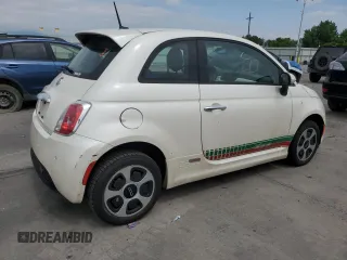2014 FIAT 500e с VIN 3C3CFFGE0ET172785, выставлен на аукционе Copart как лот 59101865 с пробегом 57 727 миль миль и Списание • Salvage title. История ставок и продаж доступна на DreamBid. Изображение 3.