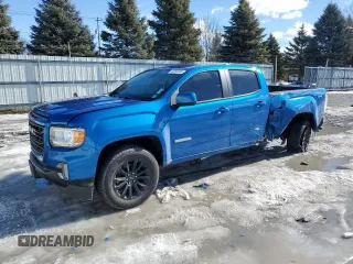 2021 GMC Canyon 4WD Elevation z VIN 1GTG6CEN2M1140540, wystawiony jako Copart lot #46396835 z przebiegiem 84 668 mil mil oraz Szkoda całkowita • Salvage title. Historia ofert i sprzedaży dostępna na DreamBid. Obrazek 1.