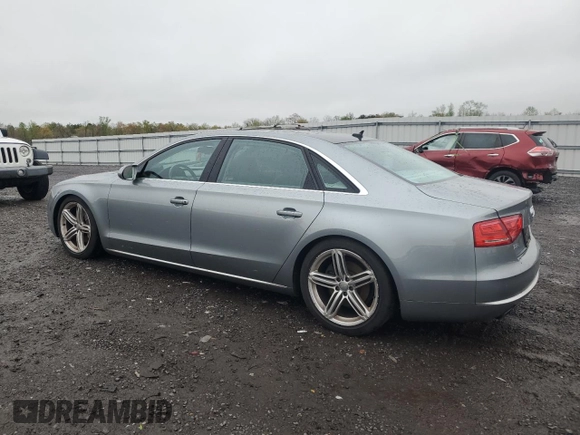 2013 Audi A8 L 3.0L with VIN WAURGAFD3DN002771, listed as a Copart auction lot 51695195 with 117,786 mi miles and Clean Title. Bid and sale history available at carsss.com. Image 2.