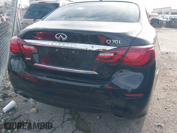 2017 Infiniti Q70 3.7 with VIN JN1BY1PR6HM210363, listed as a IAAI auction lot 41578525 with 111,792 mi miles and . Bid and sale history available at DreamBid. Image 16.