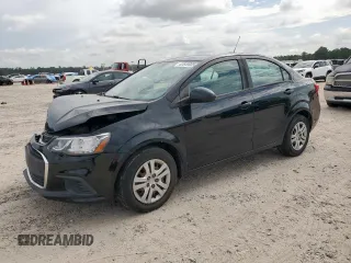 2018 Chevrolet Sonic LS with VIN 1G1JB5SH7J4124395, listed as a Copart auction lot 63649085 with 82,261 mi miles and Salvage title. Bid and sale history available at DreamBid. Image 1.