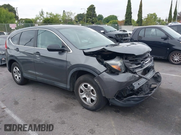 2014 Honda CR-V LX with VIN 3CZRM3H32EG715290, listed as a IAAI auction lot 42178372 with 90,934 mi miles and . Bid and sale history available at carsss.com. Image 1.