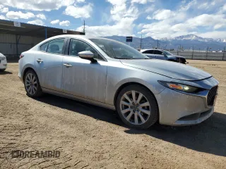 2021 Mazda 3 Select with VIN 3MZBPBBM2MM207747, listed as a Copart auction lot 46885255 with 24,969 mi miles and Salvage Title. Bid and sale history available at DreamBid. Image 4.