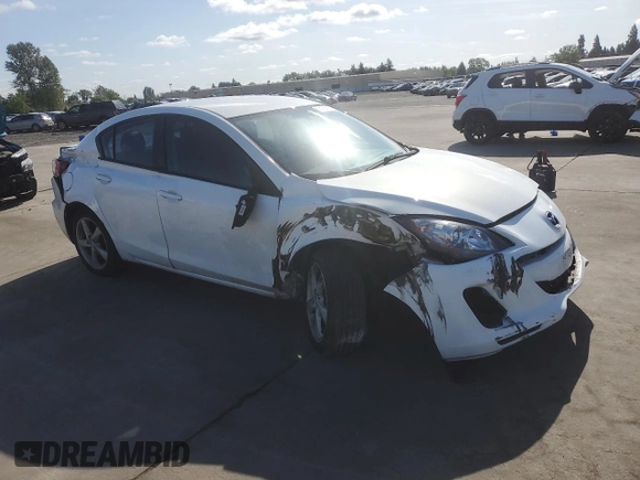 2012 Mazda 3 i Touring with VIN JM1BL1V83C1581108, listed as a Copart auction lot 55108215 with 170,001 mi miles and Salvage title. Bid and sale history available at DreamBid. Image 4.