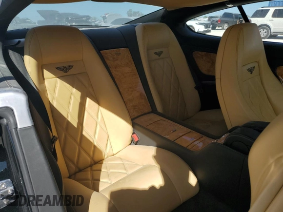 2008 Bentley Continental GT with VIN SCBCP73W88C057478, listed as a Copart auction lot 45030315 with 31,785 mi miles and Salvage Title. Bid and sale history available at DreamBid. Image 10.