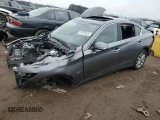 2020 Infiniti Q50 3.0t LUXE with VIN JN1EV7AR1LM254782, listed as a Copart auction lot 51922925 with Not Provided miles and Salvage Title. Bid and sale history available at carsss.com. Image 1.