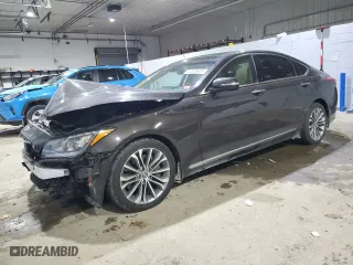 2016 Hyundai Genesis 3.8L with VIN KMHGN4JE7GU121818, listed as a Copart auction lot 42436455 with NaN miles and Salvage Title. Bid and sale history available at carsss.com. Image 1.