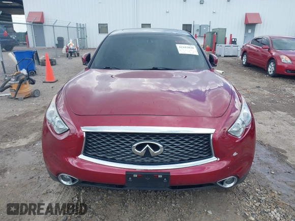 2017 Infiniti QX70 с VIN JN8CS1MW6HM413089, выставлен на аукционе IAAI как лот 42183828 с пробегом 121 920 миль миль и . История ставок и продаж доступна на DreamBid. Изображение 12.