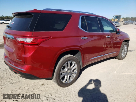 2021 Chevrolet Traverse Premier with VIN 1GNEVKKW8MJ146562, listed as a Copart auction lot 73495002 with 24,420 mi miles. Bid and sale history available at carsss.com. Image 3.